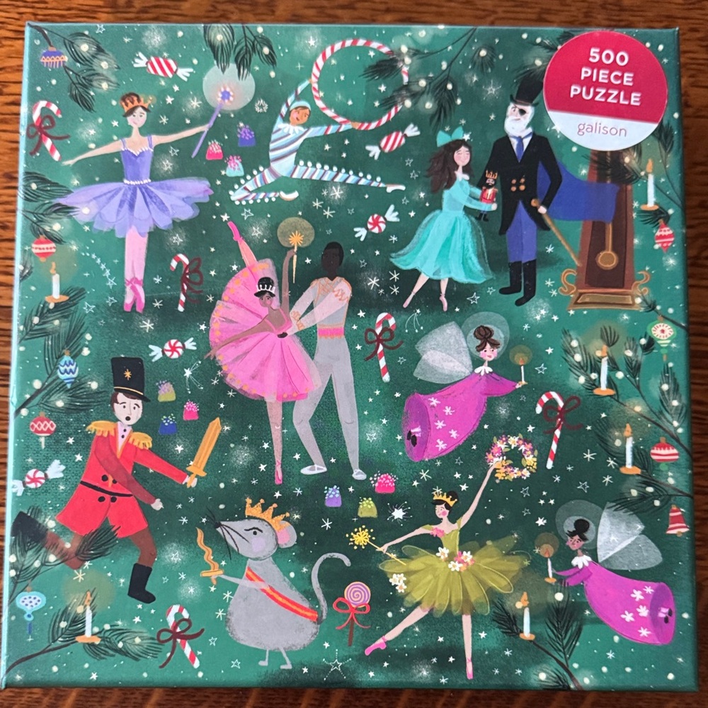 500 piece “Enchanted Nutcracker” jigsaw puzzle by Galison